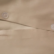 Постельное белье Caramel Beige Allure Grass Евро простыня на резинке