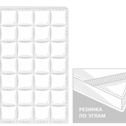Перина полупуховая DOUBLE COMFORT GRASS 200x200 с бортиком 10 см