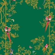 Jardin de Orient Green & GoldКовер 274х183 ручной тафтинг, шерсть +тенсель, высота ворса 13 мм