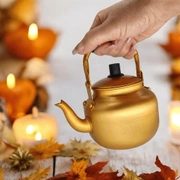 COFFRET INFUSION Набор для травяного чая 1 чайник металл, 2 стакана стекло, травяной сбор 30 гр, гиб