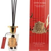 COGNAC ET LE TABAC Диффузор, золотой декор, 150 мл, ВхШхД 30х10,5х10,5 см