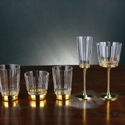 MACASSAR TEA PAIRЧайная пара 6 шт, хрусталь, золото 24К , H.21