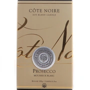 PROSECCOСвеча 185 гр, серебряный декор, ВхШхД 13,5х8х8 см соевый воск, время горения 60ч