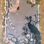 Chinese Garden of VirtueКовер 274х183 ручной тафтинг, шерсть +тенсель, высота ворса 13 мм