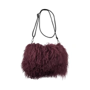 JASMIN BAG Port royal Сумка-муфта сиреневый 19/26, козий мех 30/40