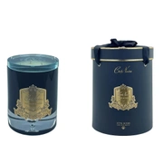 LUXURY CANDLE CHAMPAGNEСвеча 750 гр, золотой декор, соевый воск, ВхШхД 21х17х17 см, время горения