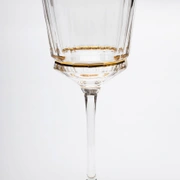 MACASSAR LIGHT GOBLETНабор бокалов для вина 6шт, хрусталь, золото 24К , H.21