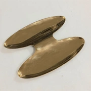 Appetizer Double Dish goldДвойное блюдо для закусок, 12,5 х 15,7 см цвет золото, сталь 18/10