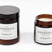 Tuberose Свеча ароматическая 100% натуральный воск из кокоса и абрикосовых косточек 150 гр, время го