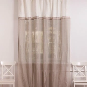 Шторы на петлях "СТРЕКОЗЫ",  р-р: 250х310, белый/натуральный