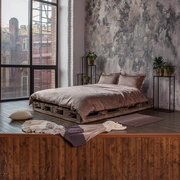 Комплект постельного белья "DAILY BEDDING", сатин, молочный шоколад