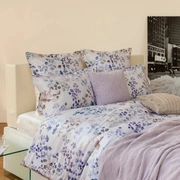 Комплект постельного белья "VERONA", сатин, экрю/лавандовый