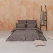Комплект постельного белья "SOFT SILK SATEEN", 100% хлопок, софт сатин, умбра