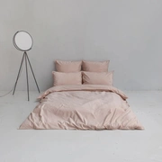 Наволочка с запахом "SOFT  SILK SATEEN", 100% софт сатин,  пудровый