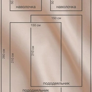 Комплект постельного белья "ЛЁН И ХЛОПОК", ТМ "Luxberry", хлопок/лён, голубой