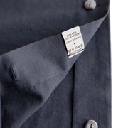 Комплект постельного белья "ЛЁН И ХЛОПОК", ТМ "Luxberry", хлопок/лён, графитовый