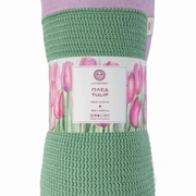 Плед с кантом  "TULIP", р-р: 150 х 200см, ТМ "Luxberry" цвет:базилик/фиалка