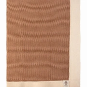 Плед с кантом  "LOUNGE", р-р: 150 х 200см, ТМ "Luxberry" цвет:мусс мокко/льняной