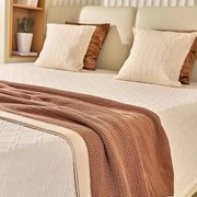Плед с кантом  "LOUNGE", р-р: 150 х 200см, ТМ "Luxberry" цвет:мусс мокко/льняной