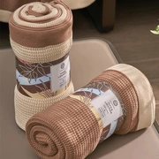 Плед с кантом  "LOUNGE", р-р: 150 х 200см, ТМ "Luxberry" цвет:мусс мокко/льняной