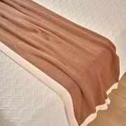 Плед с кантом  "LOUNGE", р-р: 150 х 200см, ТМ "Luxberry" цвет:мусс мокко/льняной