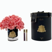 GRAND BOUQUET WHITE PEACHБольшой букет роз, 2 спрея по 10 мл, коралловый ВхШхД 32х26х26 см