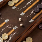 BACKGAMMONНарды, 48x26 см, дерево, печатный рисунок Сигары ручная работа