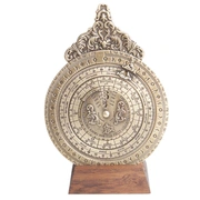 Лунный календарь Hemisferium Lunar Calendar/Tidal Abacus диам 12 х 0,7 Высота с базой 16,2 см, бронз
