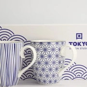 Набор кружек Tokyo Design Nippon Blue 2шт 8.5x10.2см 340 мл, фарфор