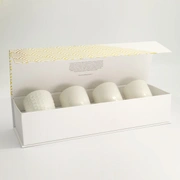 Набор кружек Nippon White Gold 4 шт 6,7x7,7см, 170мл, фарфор