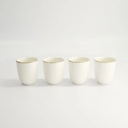 Набор кружек Nippon White Gold 4 шт 6,7x7,7см, 170мл, фарфор