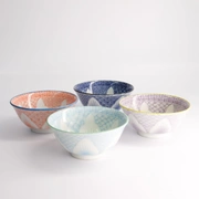 Набор тарелок Tokyo Design Lily Flower 4шт 14,8х6,8см 550мл фарфор
