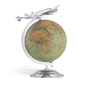 Глобус с самолетом AUTHENTIC MODELS On top of the world 22х26,5 Н.31