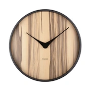 Часы настенные Karlsson WOOD MELANGE, светлое дерево, липа, 40х40х4,5 см, бесшумный механизм, батаре