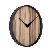 Часы настенные Karlsson WOOD MELANGE, светлое дерево, липа, 40х40х4,5 см, бесшумный механизм, батаре