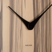 Часы настенные Karlsson WOOD MELANGE, светлое дерево, липа, 40х40х4,5 см, бесшумный механизм, батаре