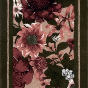 Ковер-дорожка FLOWER FIELD, 75x200 шерcть 55% полиэстер 45%, подложка полиэстер 100% 1950 гр