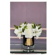 ROSES&LILIES BLACK GLASS WHITEРозы и лилии, 2 спрея по 10 мл, ВхШхД 32х26х26 см¶