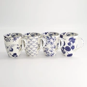 Набор кружек Flora Japonica 4 шт 8,5x10,2см, 340мл, фарфор