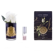 Бутон розы диффузор ROSE BUD ivory , слоновая кость, черная ваза, 1 спрей 5мл
