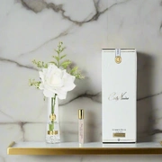 SUMMER ROSE GOLD WHITEДиффузор роза, белый, золотой декор, спрей 15 мл