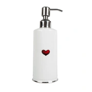 Дозатор жидкого мыла Rory Dobner RED LOVE HEART, 250 мл, фарфор
