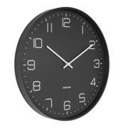 Часы настенные LOFTY 40х4,5см, черный, металл, бесшумный механизм, батарейка 1x AA (не входит)