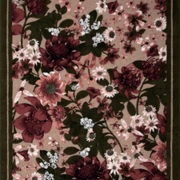 Ковер FLOWER FIELD, 150x200 шерcть 55% полиэстер 45%, подложка полиэстер 100% 1950 гр