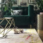 Jardin de Orient Pink & GoldКовер 274х183 ручной тафтинг, шерсть +тенсель, высота ворса 13 мм