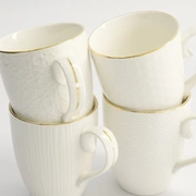 Набор кружек Nippon White Gold 4 шт 8,5x10,2см, 340мл, фарфор