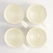 Набор кружек Nippon White Gold 4 шт 8,5x10,2см, 340мл, фарфор