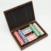 POKER SETНабор для покера (карты 200 шт ) темный орех, 39х22 см