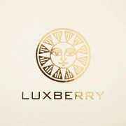 Коробка подарочная LUXBERRY NEW  р-р 40,5 х 30 х11,5  цвет: экрю/золотой