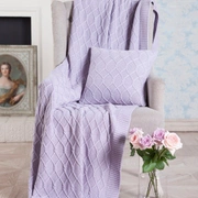 Наволочка "LUX 34",  р-р: 40 x 40, цвет: лавандовый